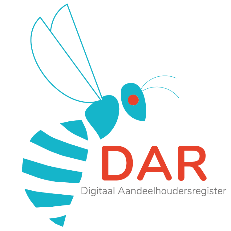Logo van het Digitaal Aandeelhoudersregister